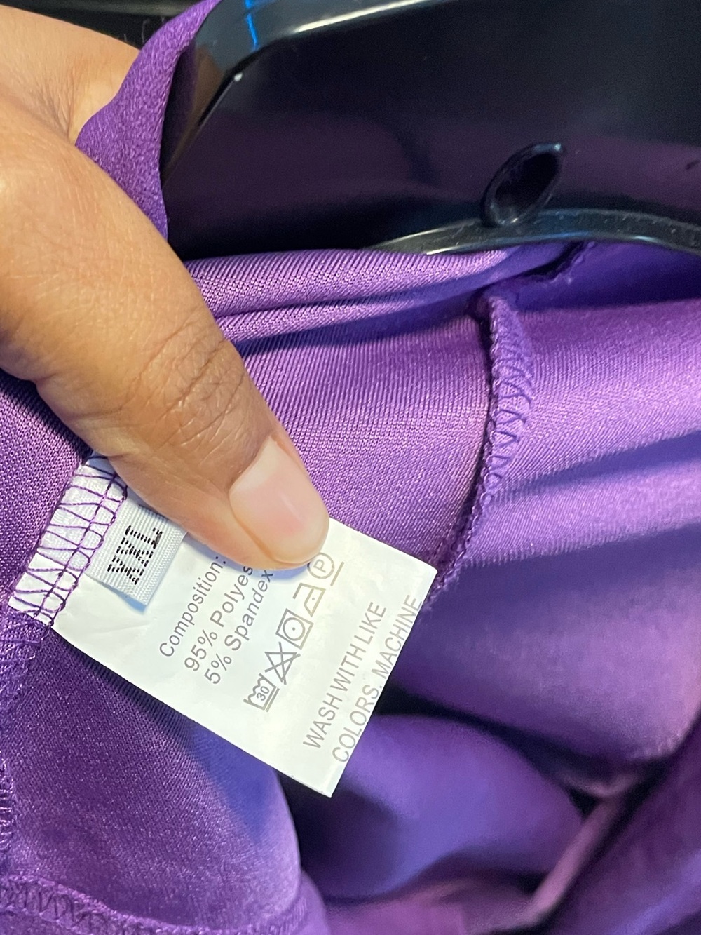 Women's Elegant Solid Violet Purple Blazer with Gold Metallic Buttons XXL - Picture 3 of 3